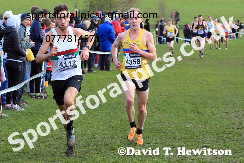 Senior Mens 2022 CAU Inter Counties Cross Country, Prestwold Hall, Loughborough.  Photo: David T. Hewitson/Sports for All Pics